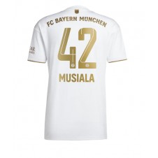 Bayern Munich Jamal Musiala #42 Bortedrakt 2022-23 Kortermet